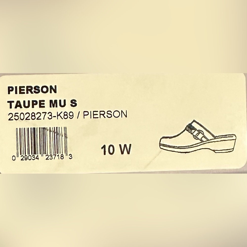 New! Easy Spirit Pierson Brown Mules for Women Size 10 Wide - Picture 6 of 9